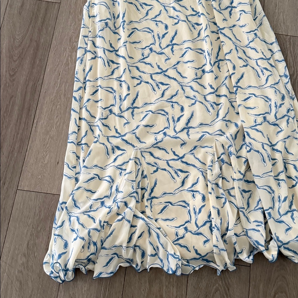 Tuckernuck Hyacinth House Seaside Sabine Dress Cream Blue Size XXL Resort - Picture 5 of 13